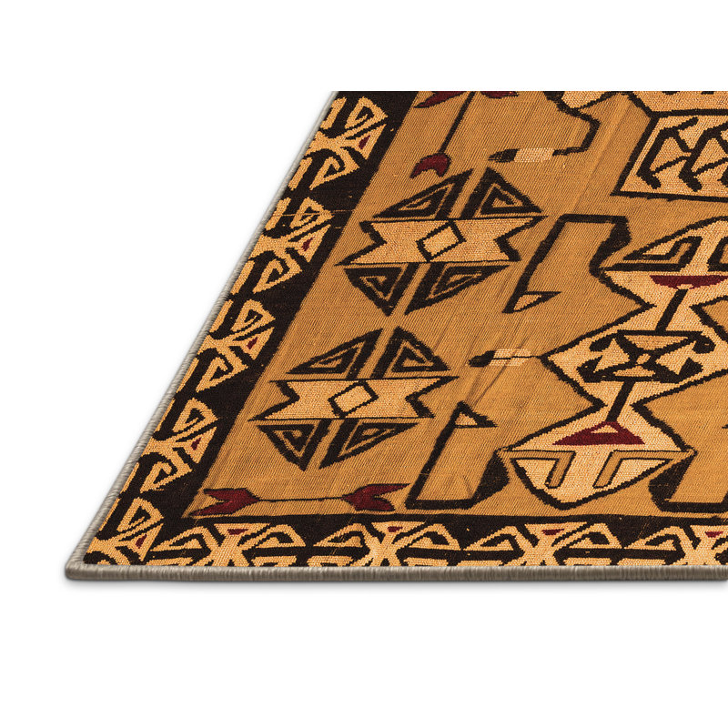 Abstract Indoor Rug, Rectangle 2' x 3'