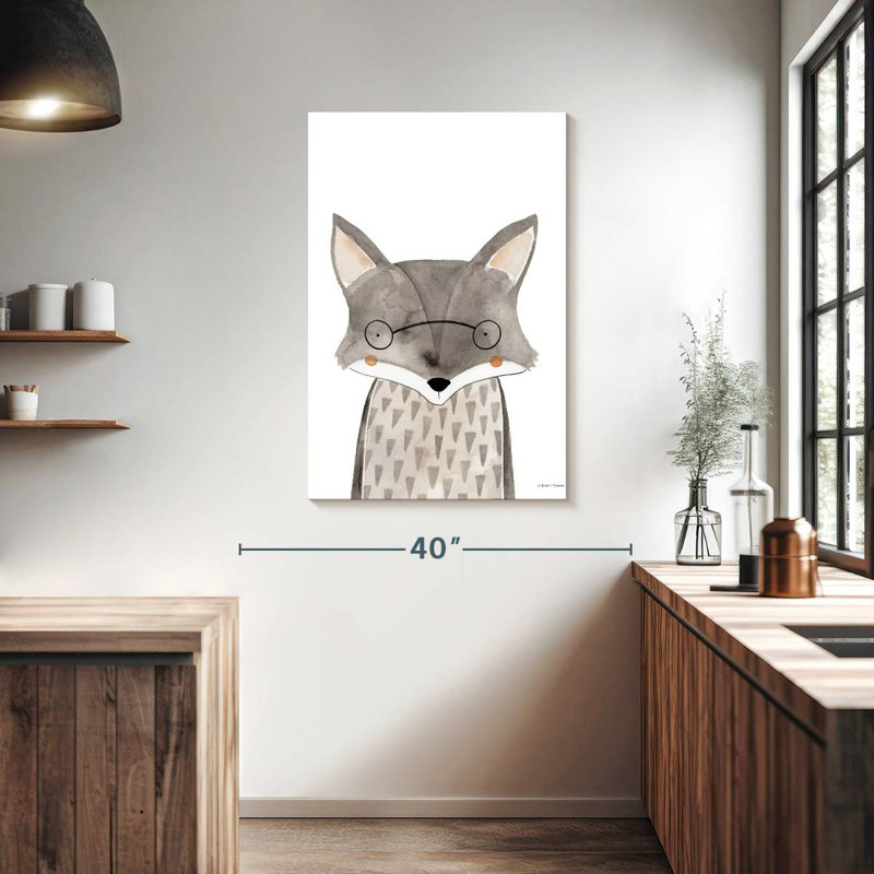 Freida The Fox, 39" H x 26" W