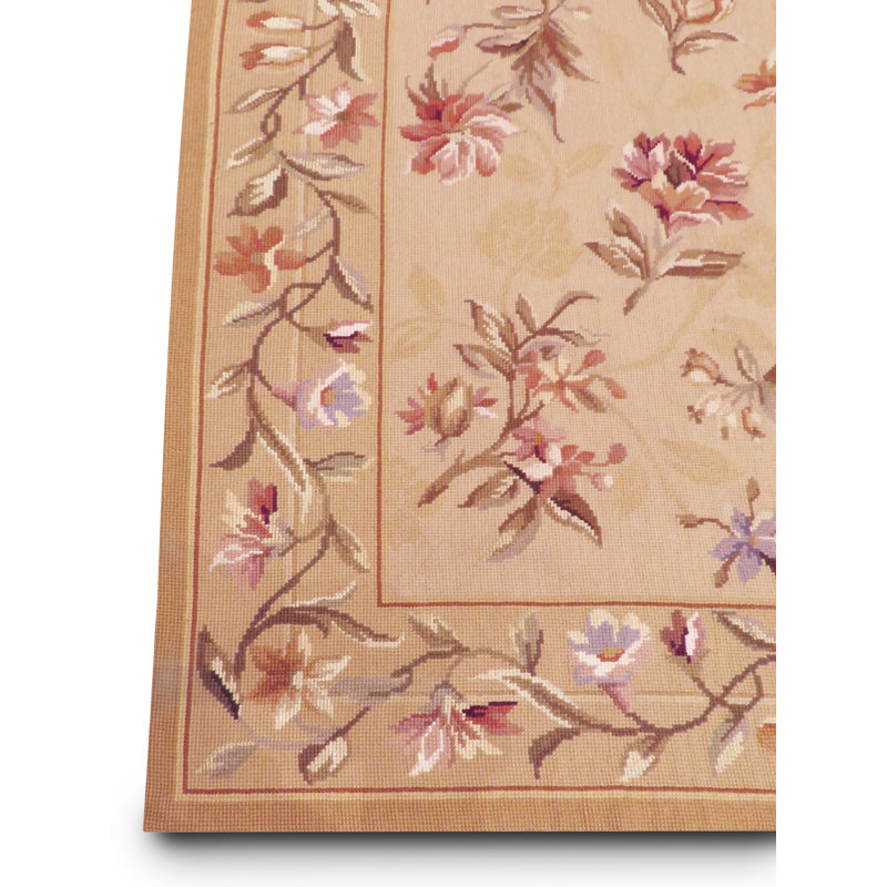 Highland Needleworks Wool Area Rug, Rectangle 4' x 6'