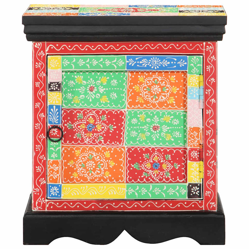 40cm W Solid + Manufactured Wood Bedside Table