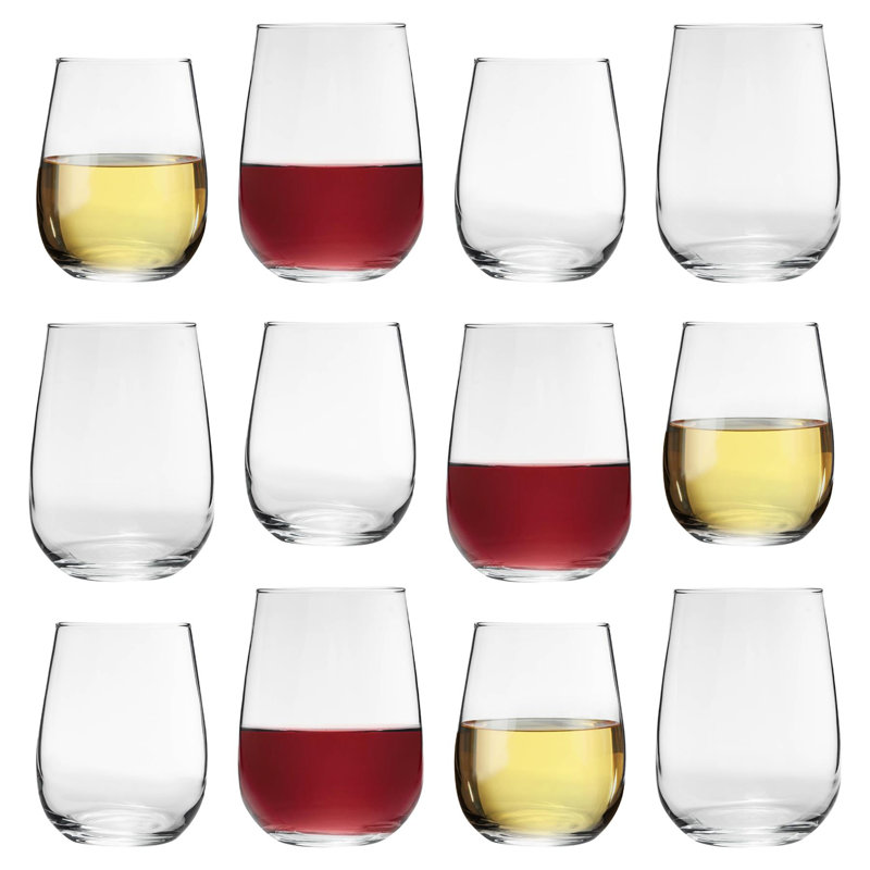 LAV - Gaia Stemless Wine Glasses - Clear