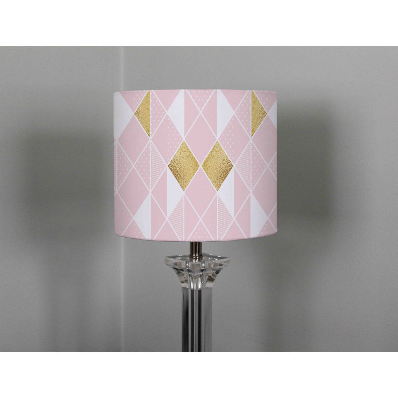 Cotton Drum Lamp Shade ( Uno ), 22cm H x 25cm W x 25cm D
