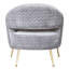 Fauteuil de 29,1 po en velours Noho