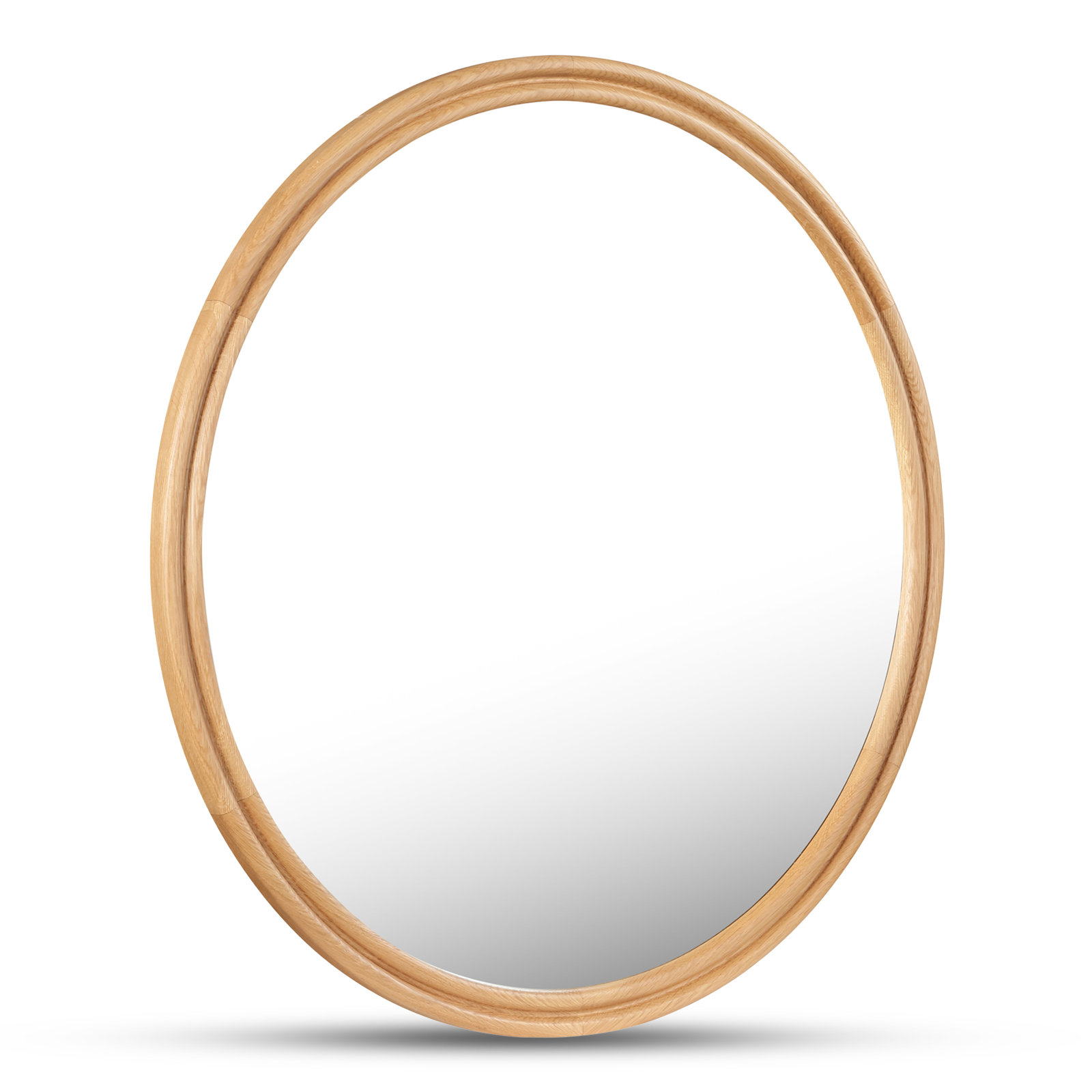 Alcott Large Round Mirror, Round, 48" x 48", Natural