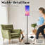 Grande lampe moderne sur pied avec télécommande à DEL à intensité variable, abat-jour réglable, ciel pastel étincelant, nuages du coucher du soleil, croissant, lune, étoilé pour le salon, la chambre et le bureau