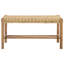 Banc Enrique avec rotin Weavin
