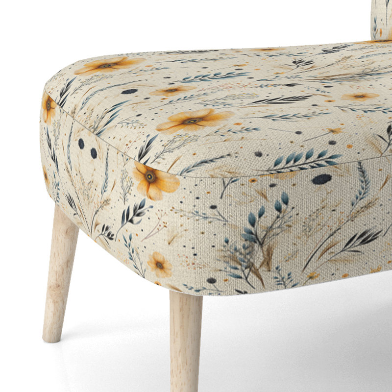 Chaise d'appoint rembourrée Nomadic Whispers Boho