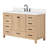 Cambridge 55'' Single Bathroom Vanity with White Quartz Top-960000529-941400792