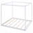 King Size Canopy Platform Bed With Support Legs
