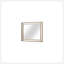 Élégant miroir mural au fini latté avec une fabrication durable, parfait pour rehausser n'importe quelle chambre ou commode.