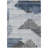 Machine Washable Indoor/Outdoor Xhevrie Blue Rug-1377318125