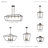 Veasey 4 - Light Steel Dimmable Kitchen Island Square / Rectangle Chandelier-574135773