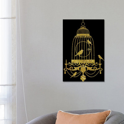 Deckled Gold II by Edward Selkirk - Wrapped Canvas Gallery-Wrapped Canvas Giclée