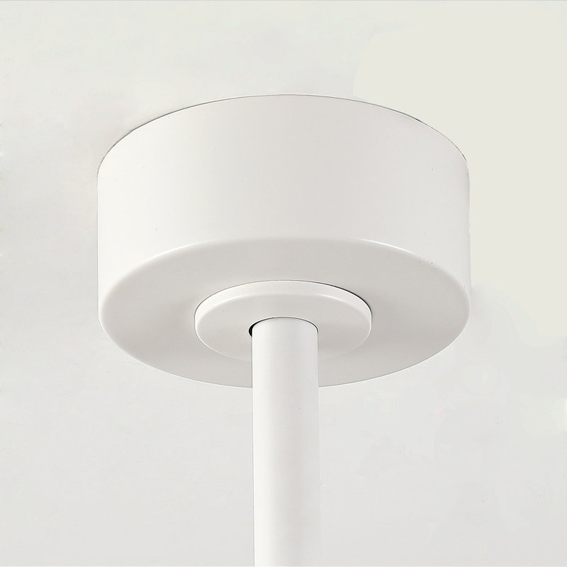 Best-Selling 42-Inch Modern White Ceiling Fan With Light, Featuring 3 ABS Plastic Blades, Remote Control Operation, Reversible DC Motor, And Dimmable LED Lighting.