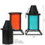 Ensemble de torche de table en acier multicolore 7 po Camille - 4 torches-131281084