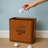 Slim Trash Can - "Garbage Time" - Wooden Garbage Bin