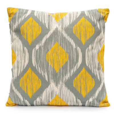 Diamond Mirage Indoor / Outdoor Ikat Square Throw Cushion