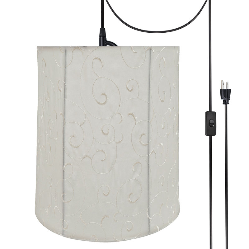 Luminaire suspendu à cylindre simple 1 lumières Bunceton