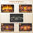 42 Inch Infrared Electric Fireplace With Removable Trim Kit Insert, Touch Panel Home Decor Heater