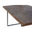 Galles Acacia Solid Wood Top Metal Base Dining Table