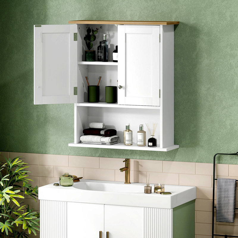 Armoire à pharmacie murale avec 2 portes HOMcom