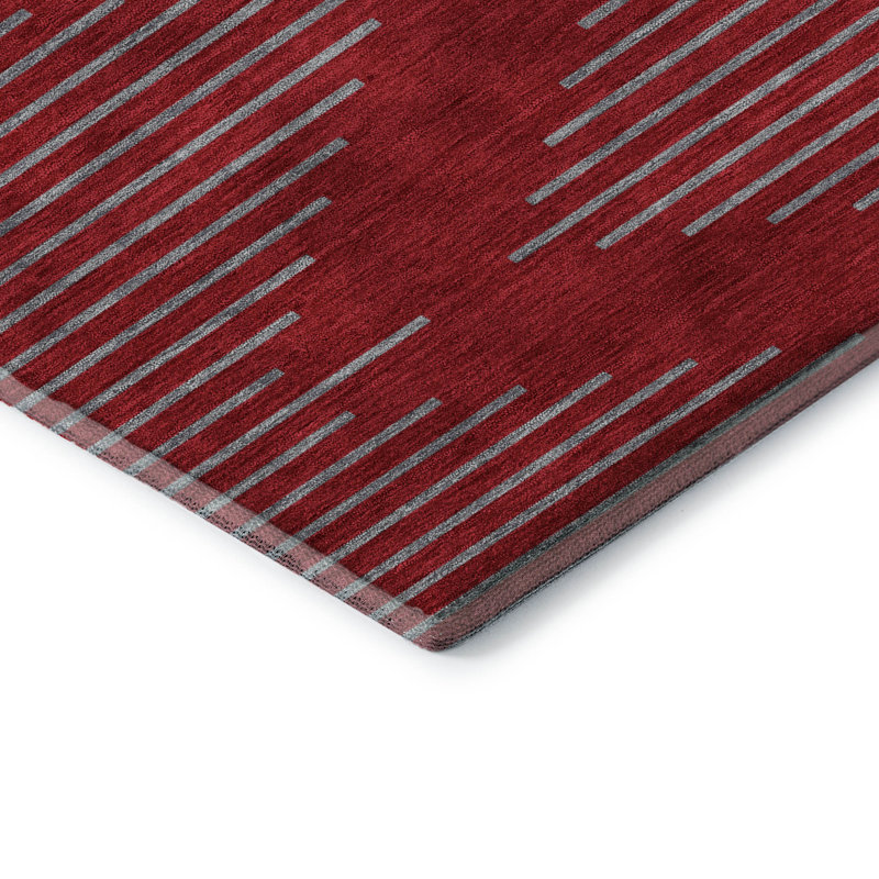 Premium Machine Washable Jahnke AMF1017 Geometric Rug, Rectangle 9' x 12'
