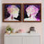 Couture - Ensemble de 2 peintures sur toile encadrées-1938860387-1938860395