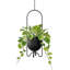 Boîte à fleurs blanche suspendue en métal de 5 pouces, fenêtre intérieure / extérieure, porche, balcon, table - sans chaînes ni crochets-458698005