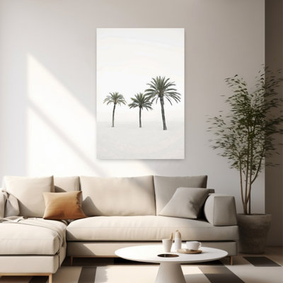 «Palms Abstract», art mural contemporain