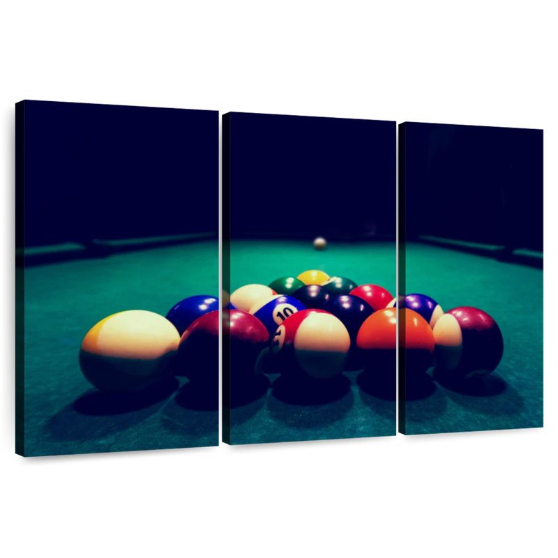 Boules de billard Senne, H 20 po x l 33 po