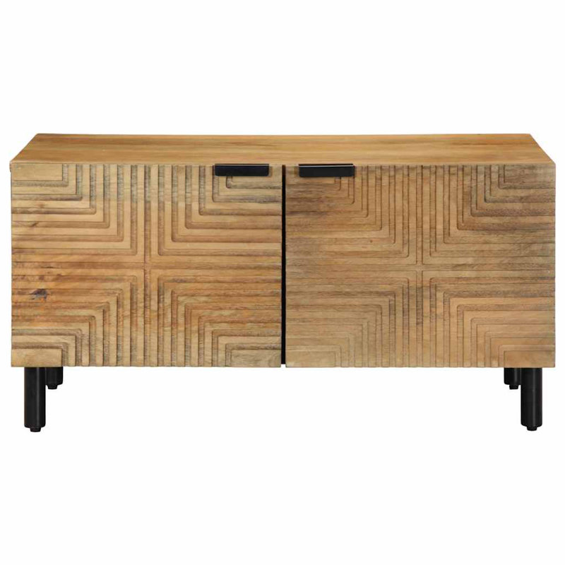 Coffee Table with Storage, 40" H x 80" L x 50" W, Wood 
