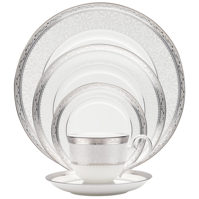 Ensemble de couverts 5 pièces pour 1 personne Noritake Odessa, Platine