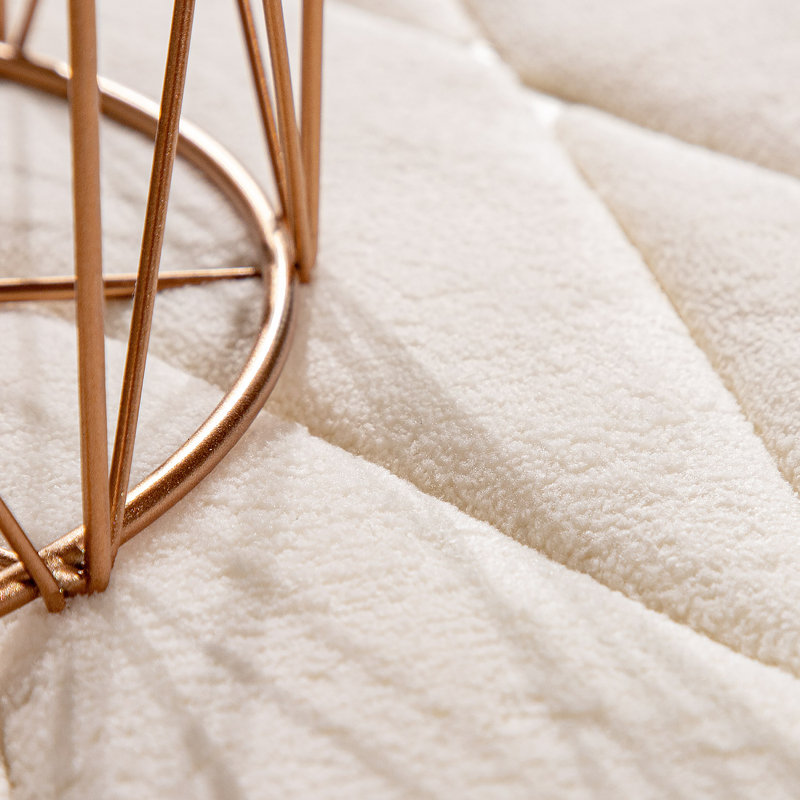 Corby Rectangle Bath Mat, 70cm W x 120cm L, Cream