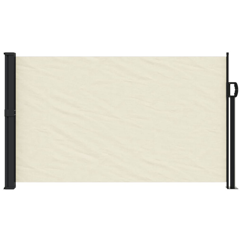Retractable Side Awning, Cream, 120cm H x 500cm W