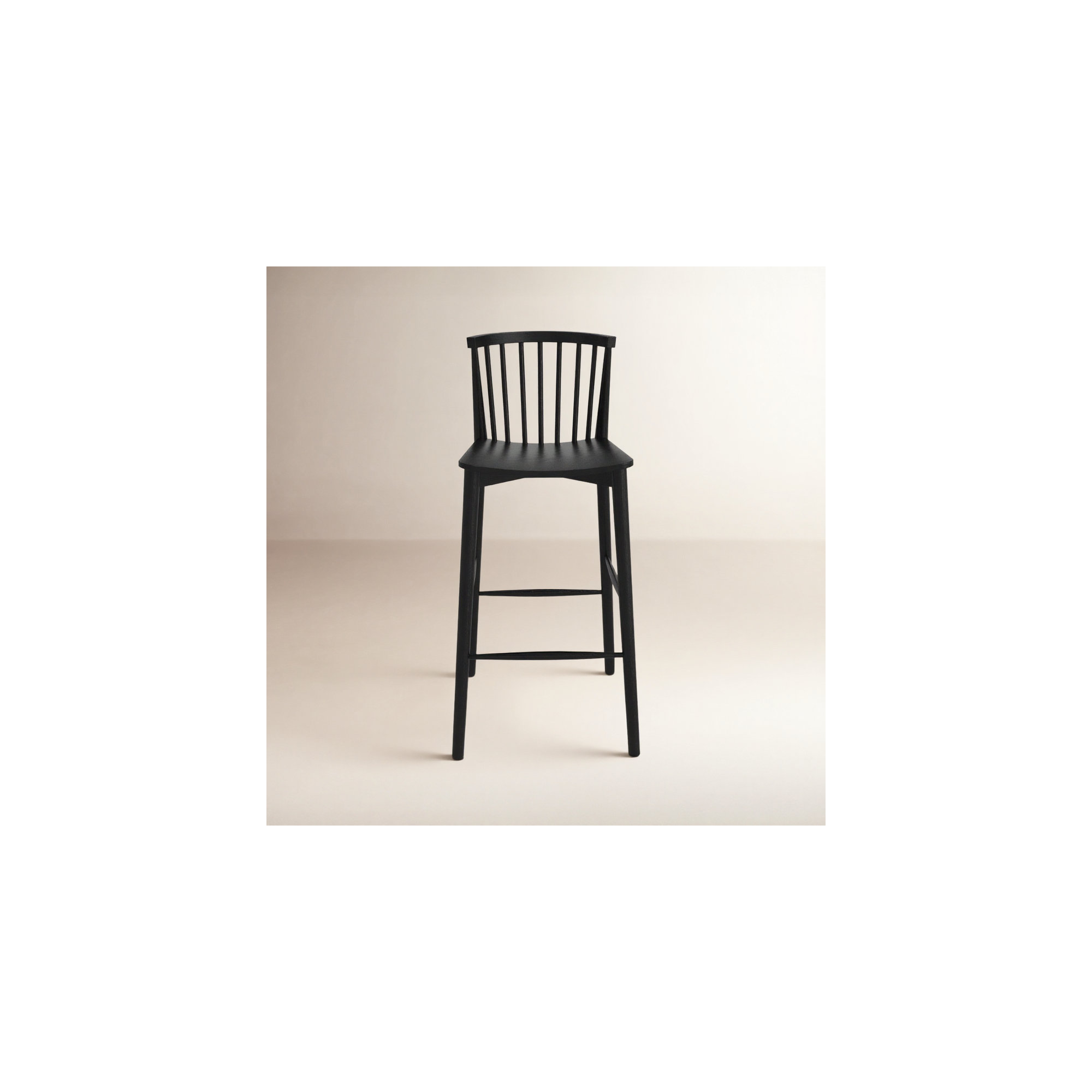 Tybee Stool, Black