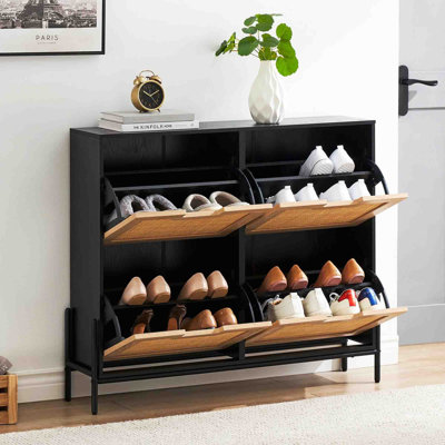 16 Pair Shoe Storage Cabinet