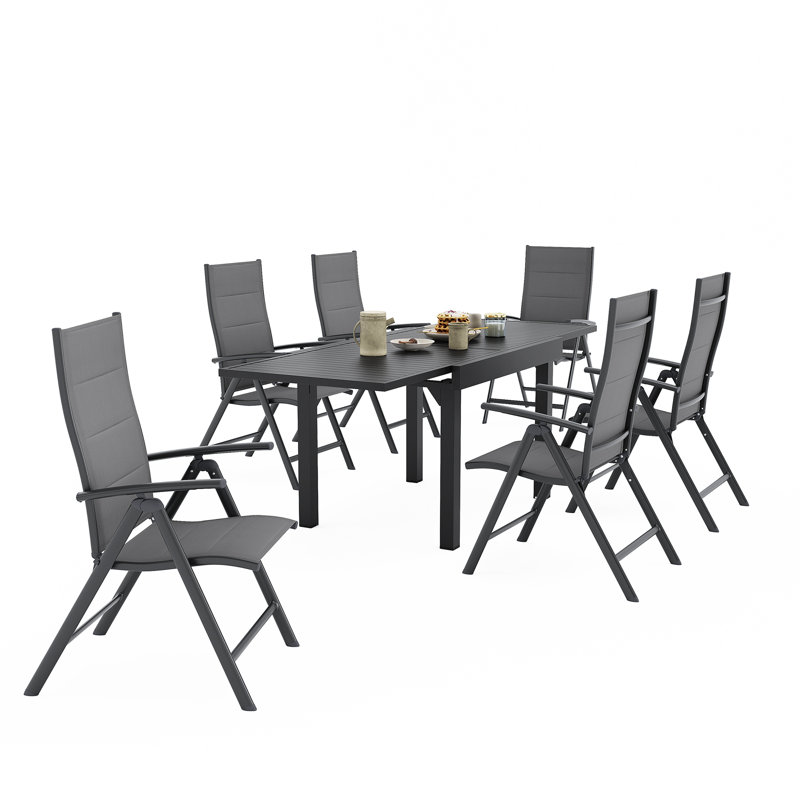 Vecchio 6 - Person Patio Dining Set with Rectangular Table
