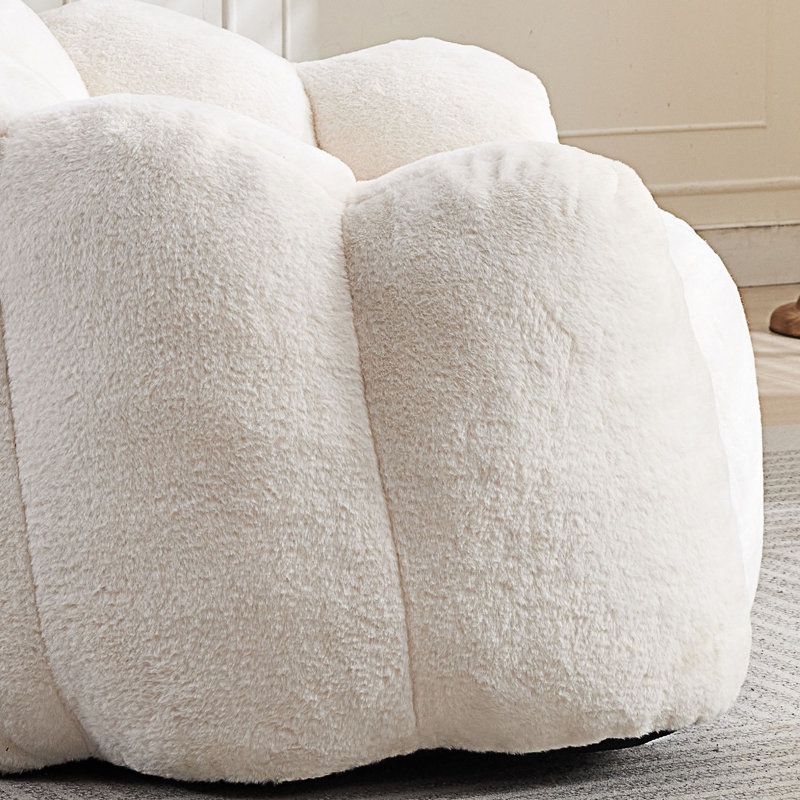 Fauteuil à billes Bean Bag Chair, Blanc