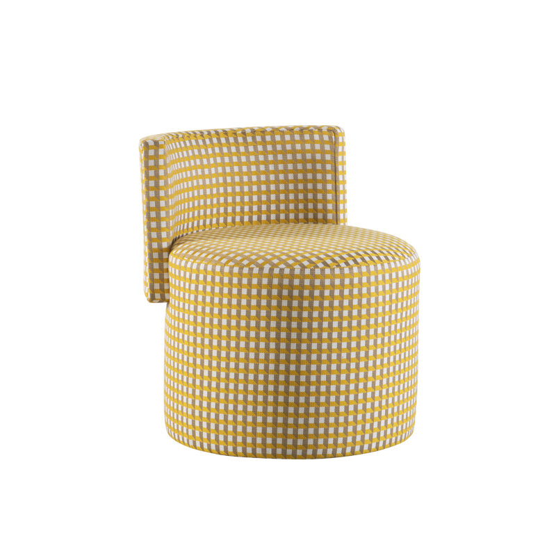 Giada Side Chair Chair with Ottoman, F1392-Fog