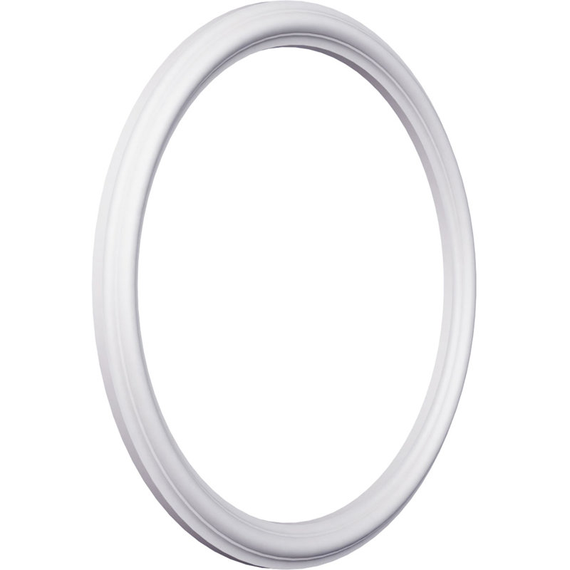 Endurathane Rajesh Ceiling Medallion, 12 3/4"OD x 5/8"P, Factory Primed