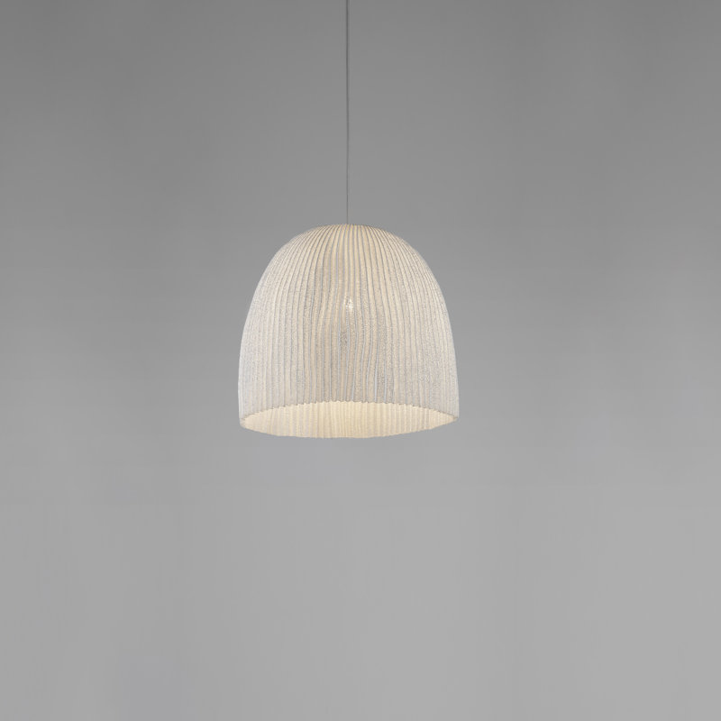 Onn Pendant, 13" H x 13.8" W x 13.8" D, Yes, White