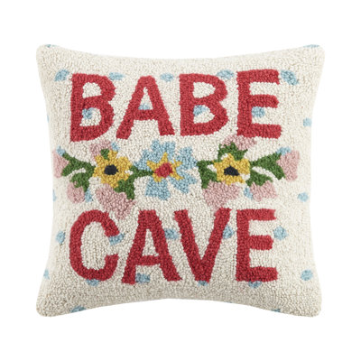 Coussin en laine avec housse amovible The Pillow Shoppe Babe Cave