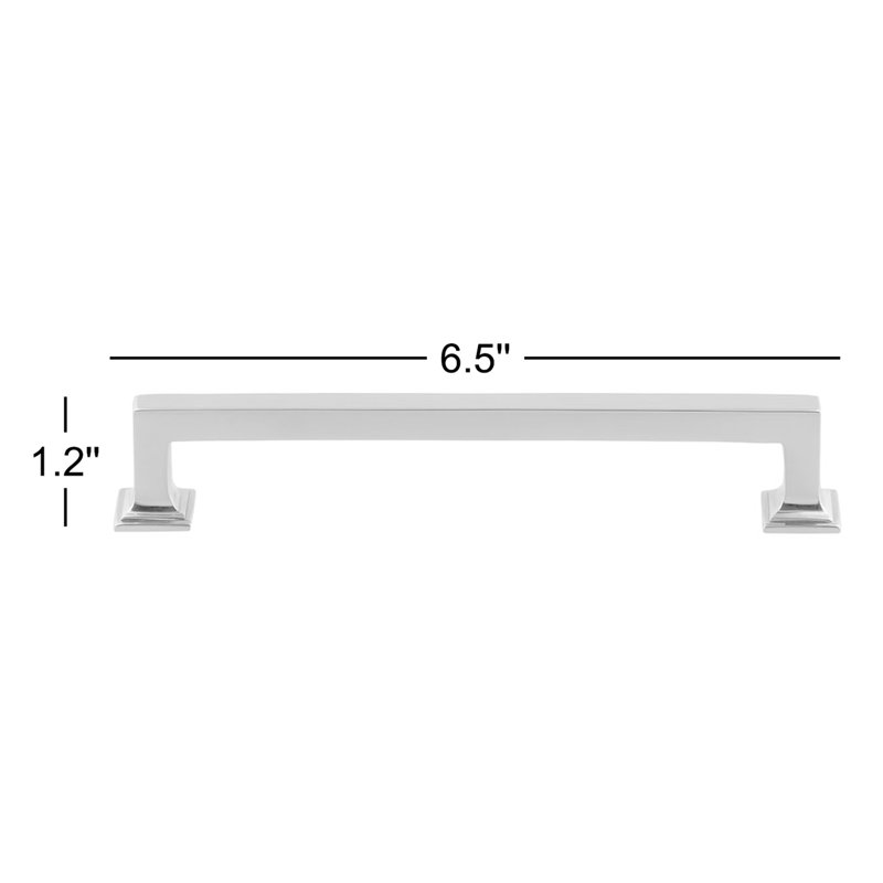Grandeur Geneva 6" Brass Handle Pull, Lifetime Brass