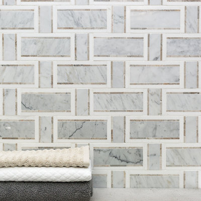 Mingle Natural Stone Mosaic Wall & Floor Tile