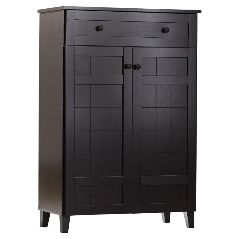 Armoire de rangement pour chaussures pour 15 paires de chaussures Aadhiran