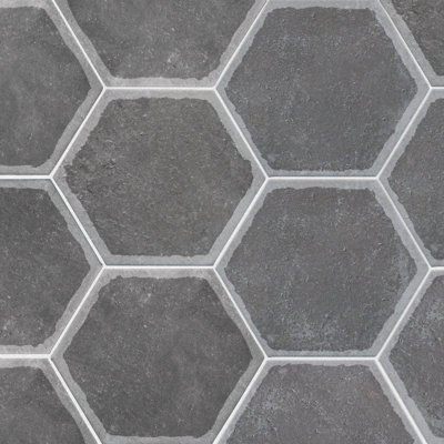 Dakota Hexagon 7.87 in. x 9.45 in. Matte Porcelain  Floor and Wall Tile