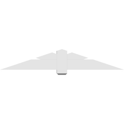 Support de pignon en PVC de qualité architecturale Kennewick