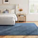 Springview Handmade Wool Blue Rug