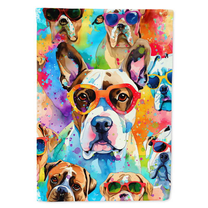 Drapeau de jardin Hippie Dawg, Boxer