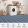 Modern Woven Pattern Accent Rugs with Non-Slip Backing, Washable Soft Low Pile Floor Carpet, Non-Shedding Contemporary Indoor Carpet for Bedroom, Kitchen, Living Room